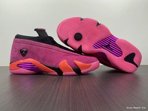 DH4121-600 14 Jordan Pink (W) Retro Shocking Low 0531